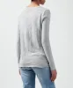 Slub Jersey Long Sleeve Destroyed Wash Tee - Heather Grey sold by ATM Anthony Thomas Melillo