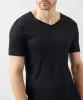 Modal Jersey V-Neck Tee - Black sold by ATM Anthony Thomas Melillo