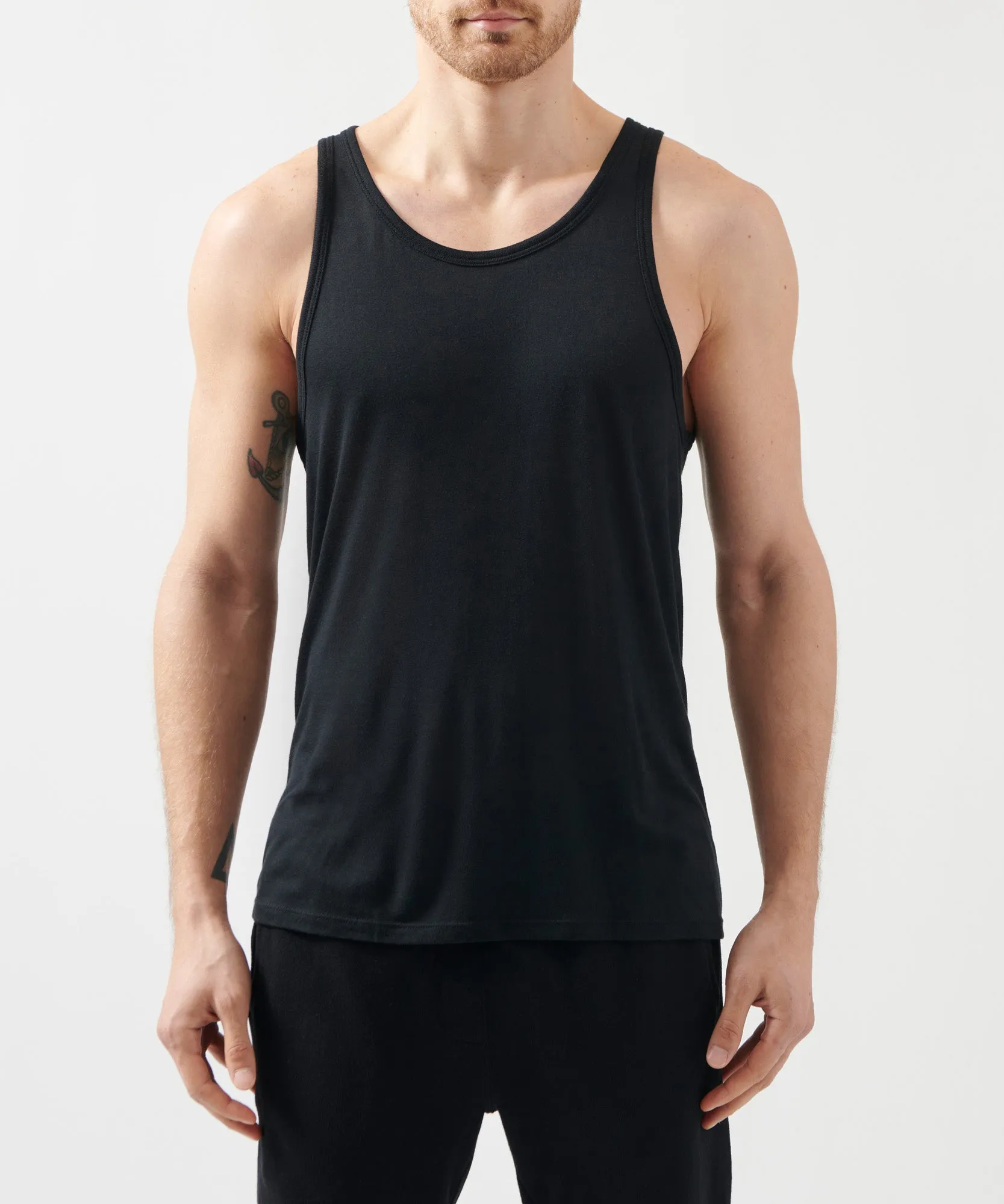 Modal Jersey Tank - Black sold by ATM product image thumbnail 4