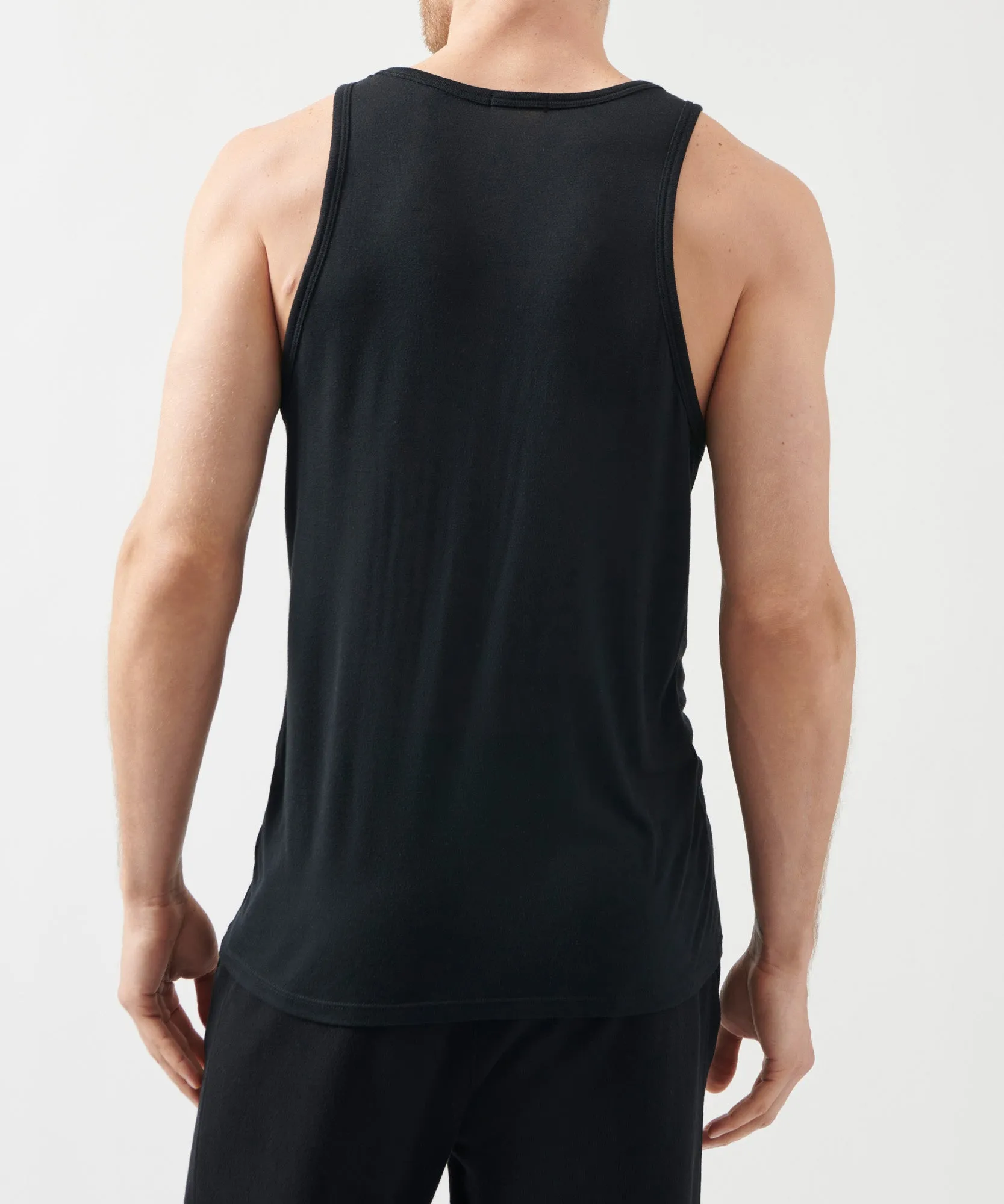 Modal Jersey Tank - Black sold by ATM product image thumbnail 2