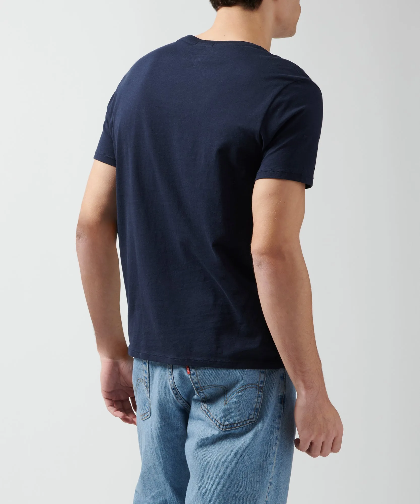 Classic Jersey V-Neck Tee - Midnight sold by ATM Anthony Thomas Melillo product image thumbnail 2