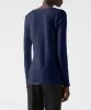 Slub Jersey Long Sleeve V-Neck Tee - Midnight sold by ATM Anthony Thomas Melillo