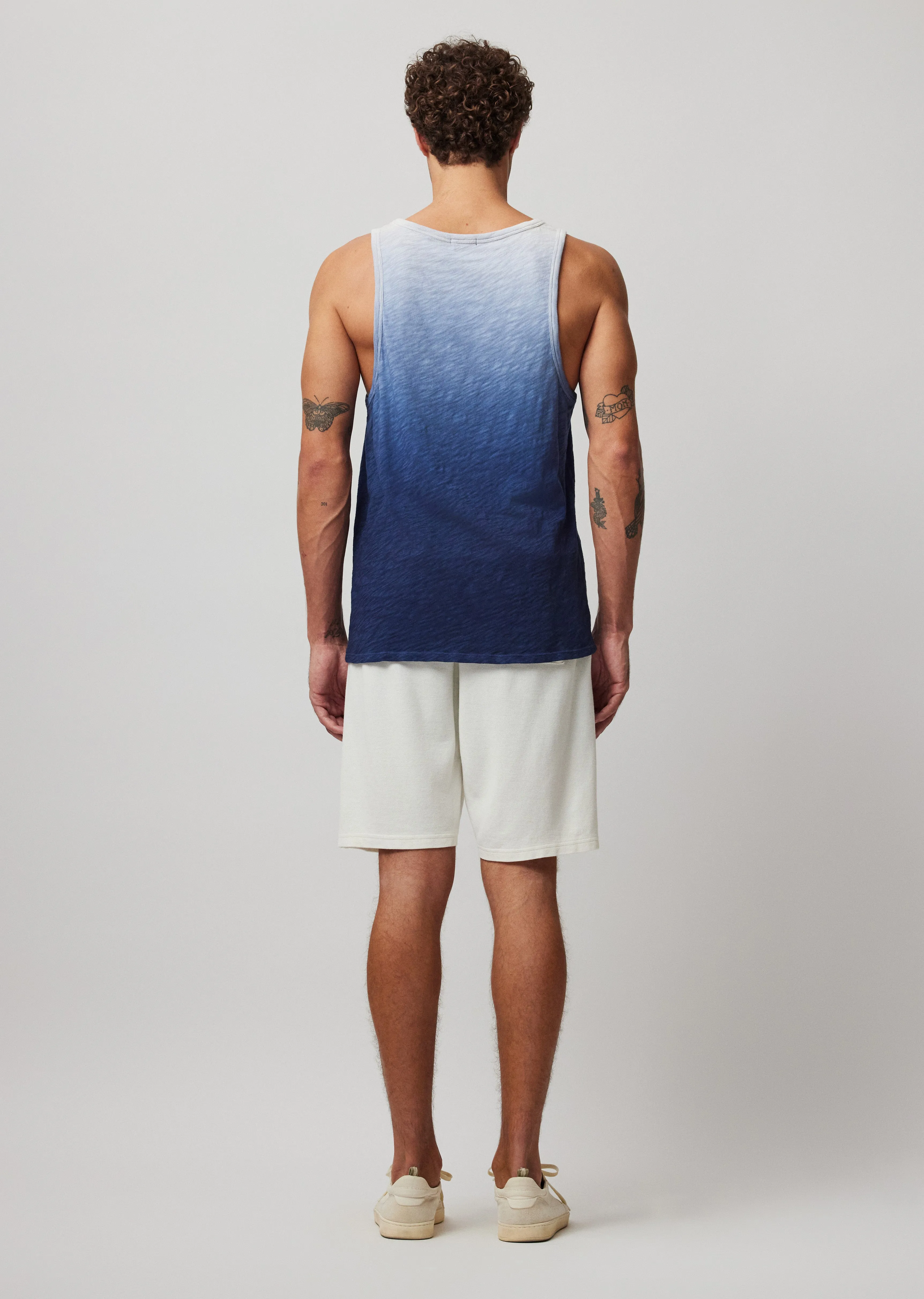 Slub Jersey with Ombre Treatment Tank - Salt Grey-Ink Combo sold by ATM Anthony Thomas Melillo product image thumbnail 3
