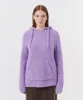 Wool Blend Boucle Pullover Hoodie - French Violet sold by ATM Anthony Thomas Melillo