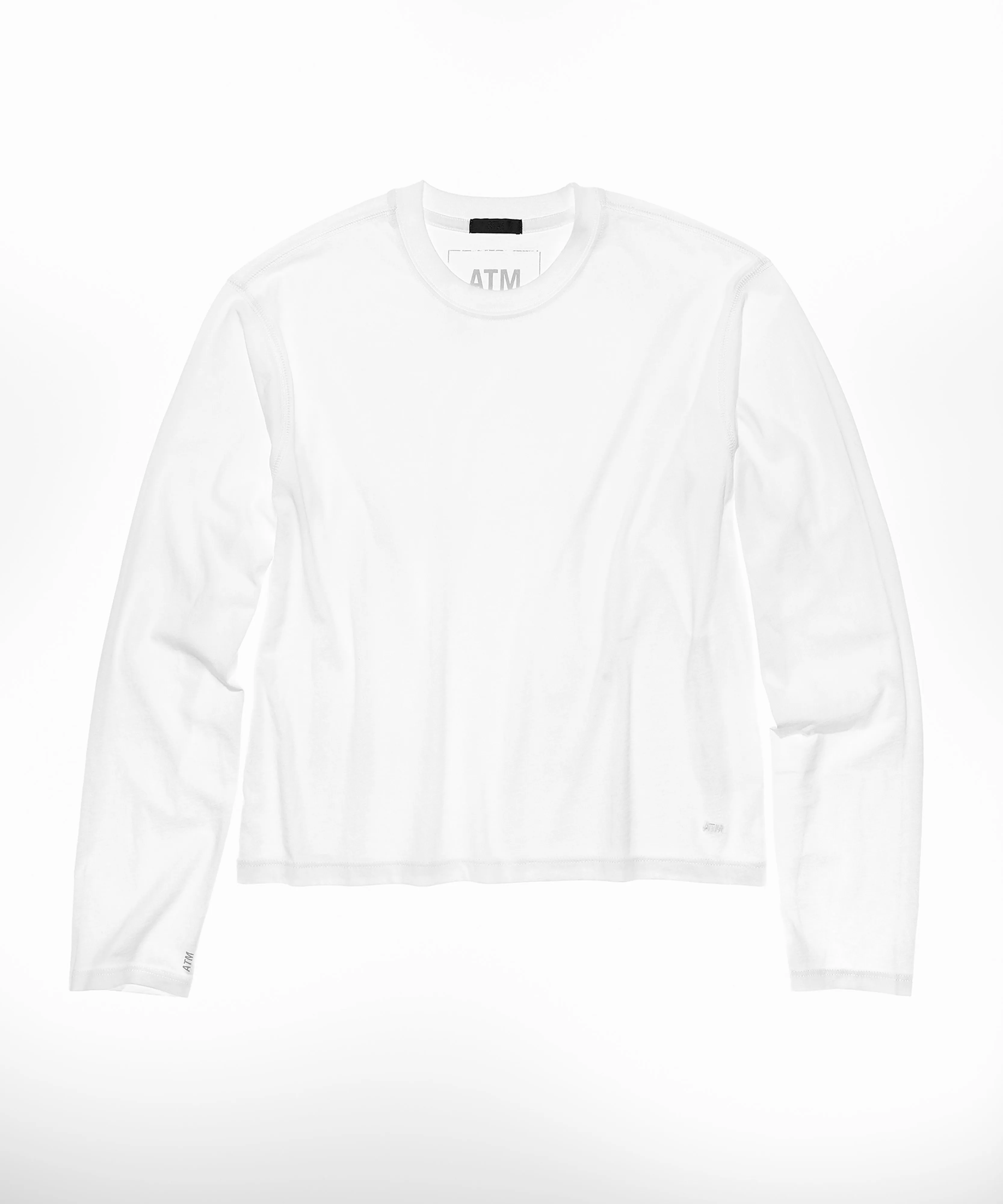 Classic Jersey Long Sleeve Boy Tee - White sold by ATM product image thumbnail 3