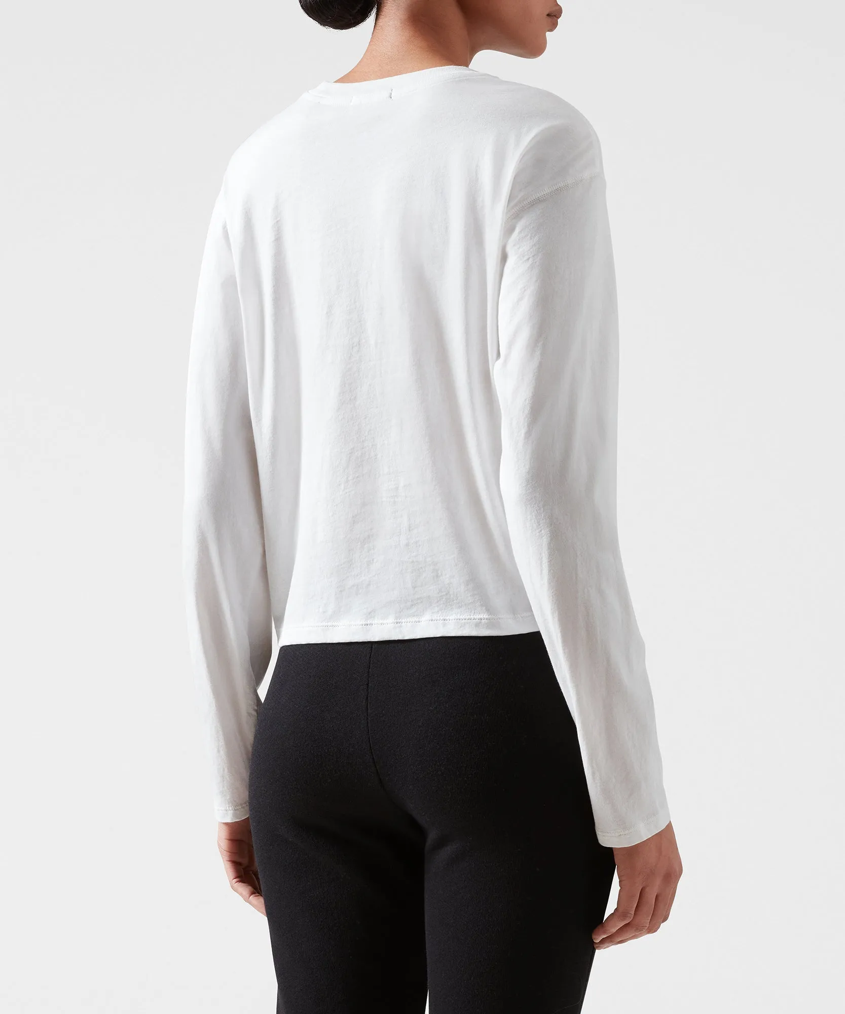 Classic Jersey Long Sleeve Boy Tee - White sold by ATM product image thumbnail 2