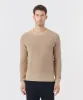 Cotton Cashmere Long Sleeve Raglan Crew Neck Tee - Soft Fawn sold by ATM Anthony Thomas Melillo