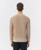 Cotton Cashmere Long Sleeve Raglan Crew Neck Tee - Soft Fawn sold by ATM Anthony Thomas Melillo