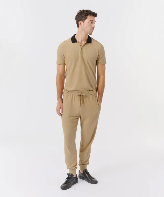 Pique Sweatpants - Soft Fawn sold by ATM Anthony Thomas Melillo
