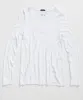 Slub Jersey Long Sleeve V-Neck Tee - White sold by ATM Anthony Thomas Melillo