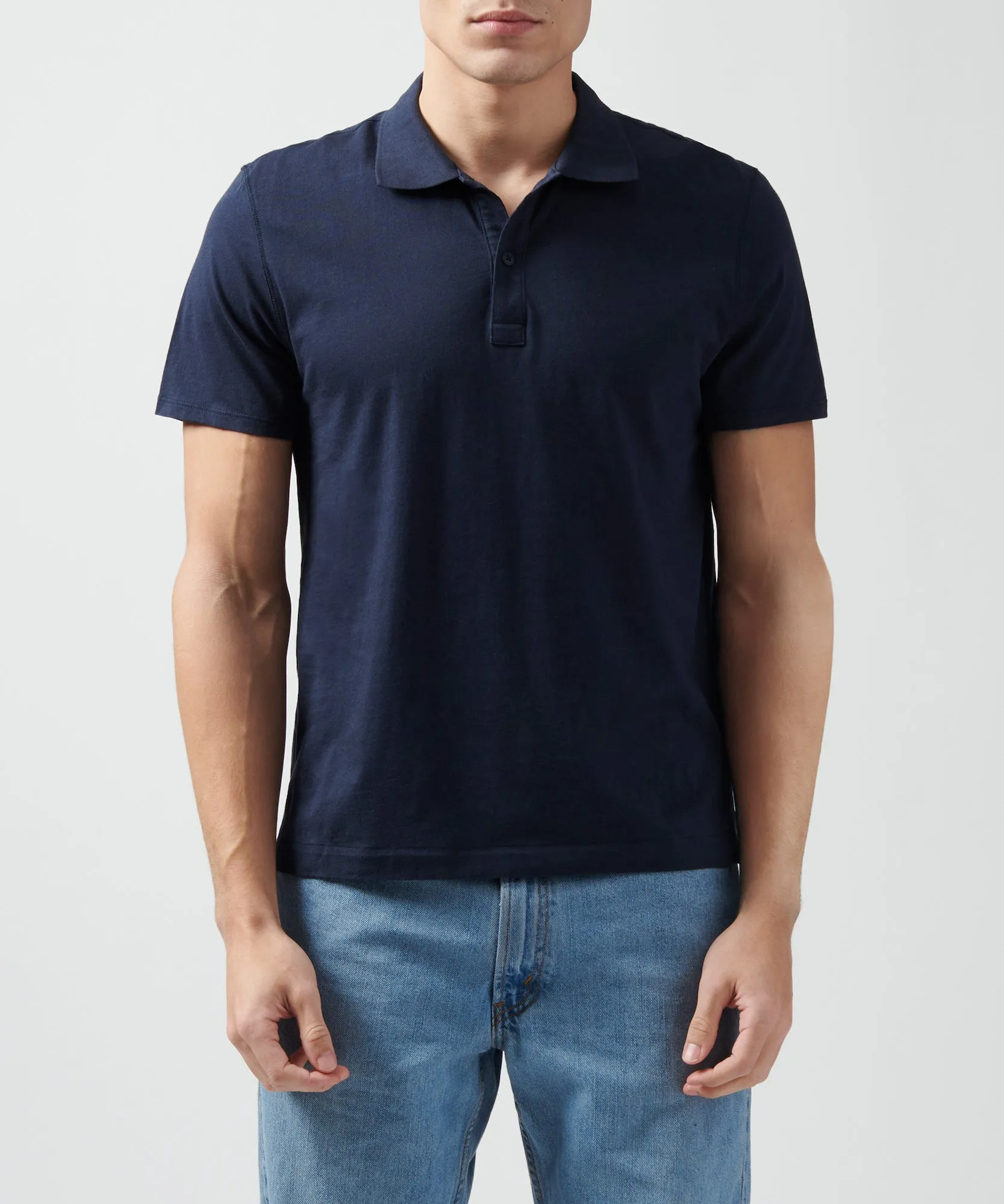 Classic Jersey Polo - Midnight sold by ATM Anthony Thomas Melillo