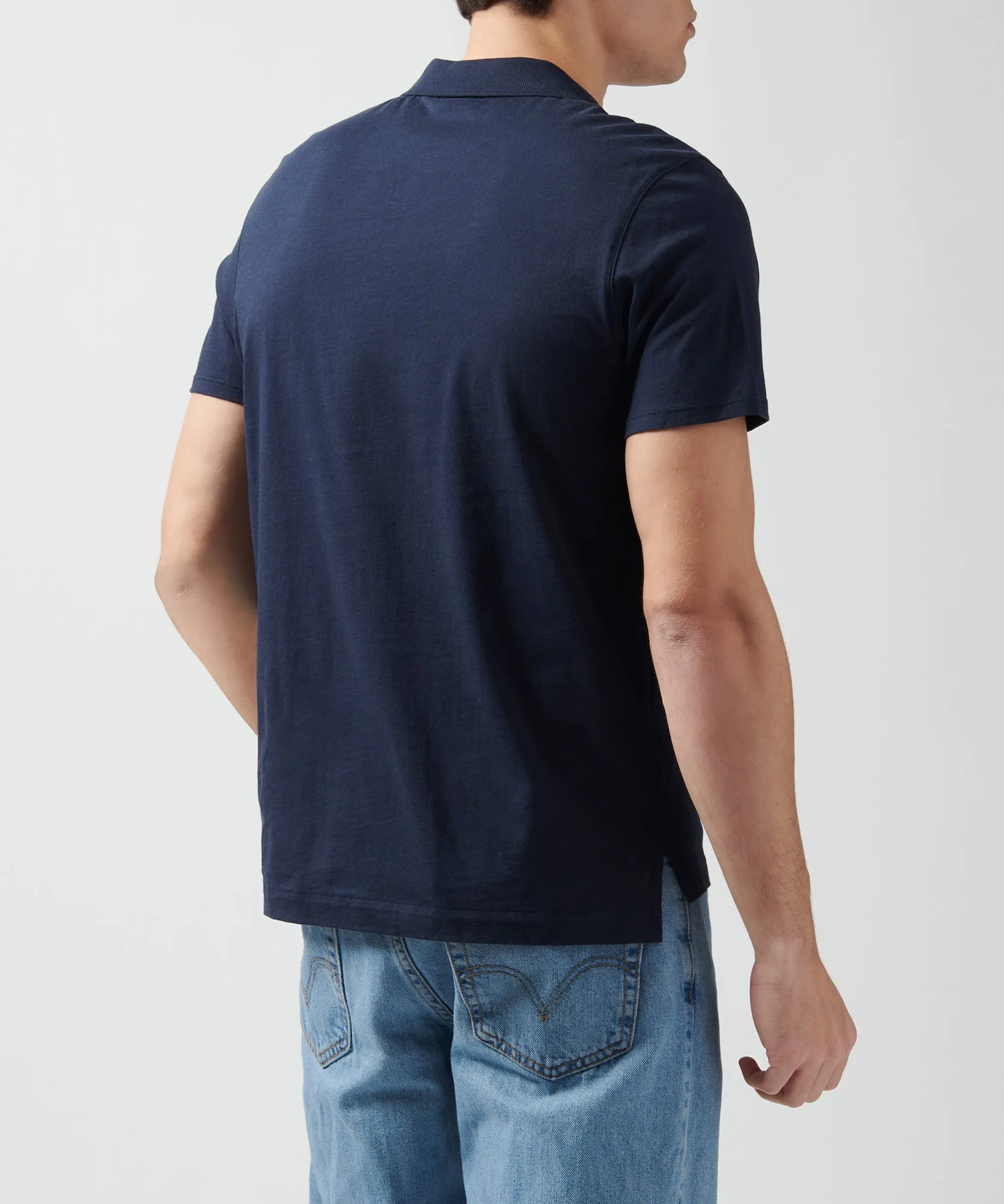 Classic Jersey Polo - Midnight sold by ATM Anthony Thomas Melillo product image thumbnail 2