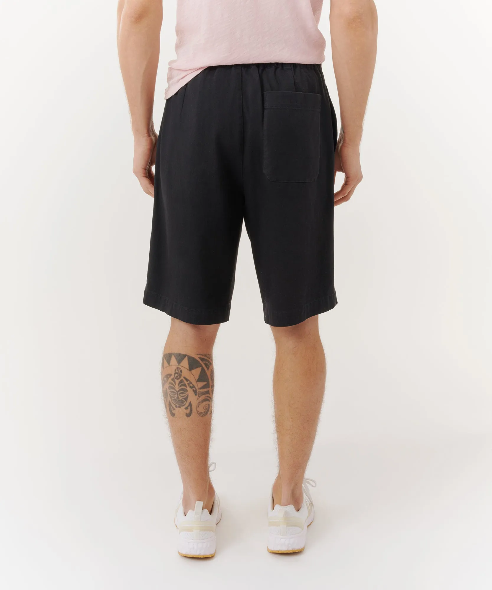 Cotton Twill Pull-On Shorts - Black sold by ATM Anthony Thomas Melillo product image thumbnail 3