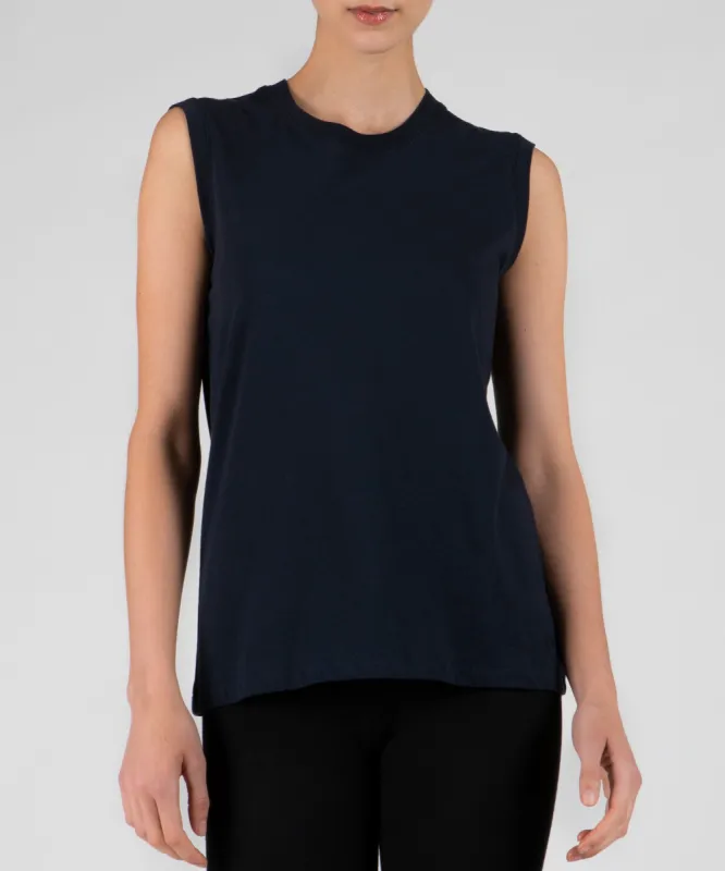 Classic Jersey Sleeveless Boy Tee - Midnight sold by ATM Anthony Thomas Melillo