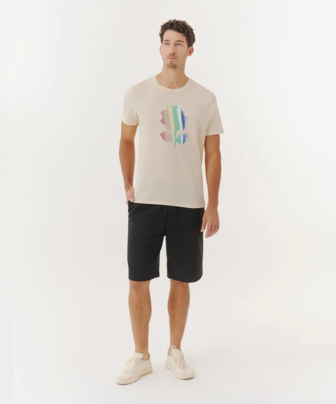 High Twist Jersey Crew Neck Tee - Stucco sold by ATM Anthony Thomas Melillo