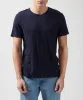 Slub Jersey Crew Neck Tee - Midnight sold by ATM Anthony Thomas Melillo