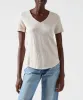 Slub Jersey Classic V-Neck Tee - Tan sold by ATM Anthony Thomas Melillo