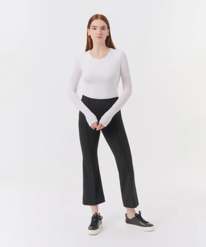 Ponte Kick Flare Pant - Black sold by ATM Anthony Thomas Melillo