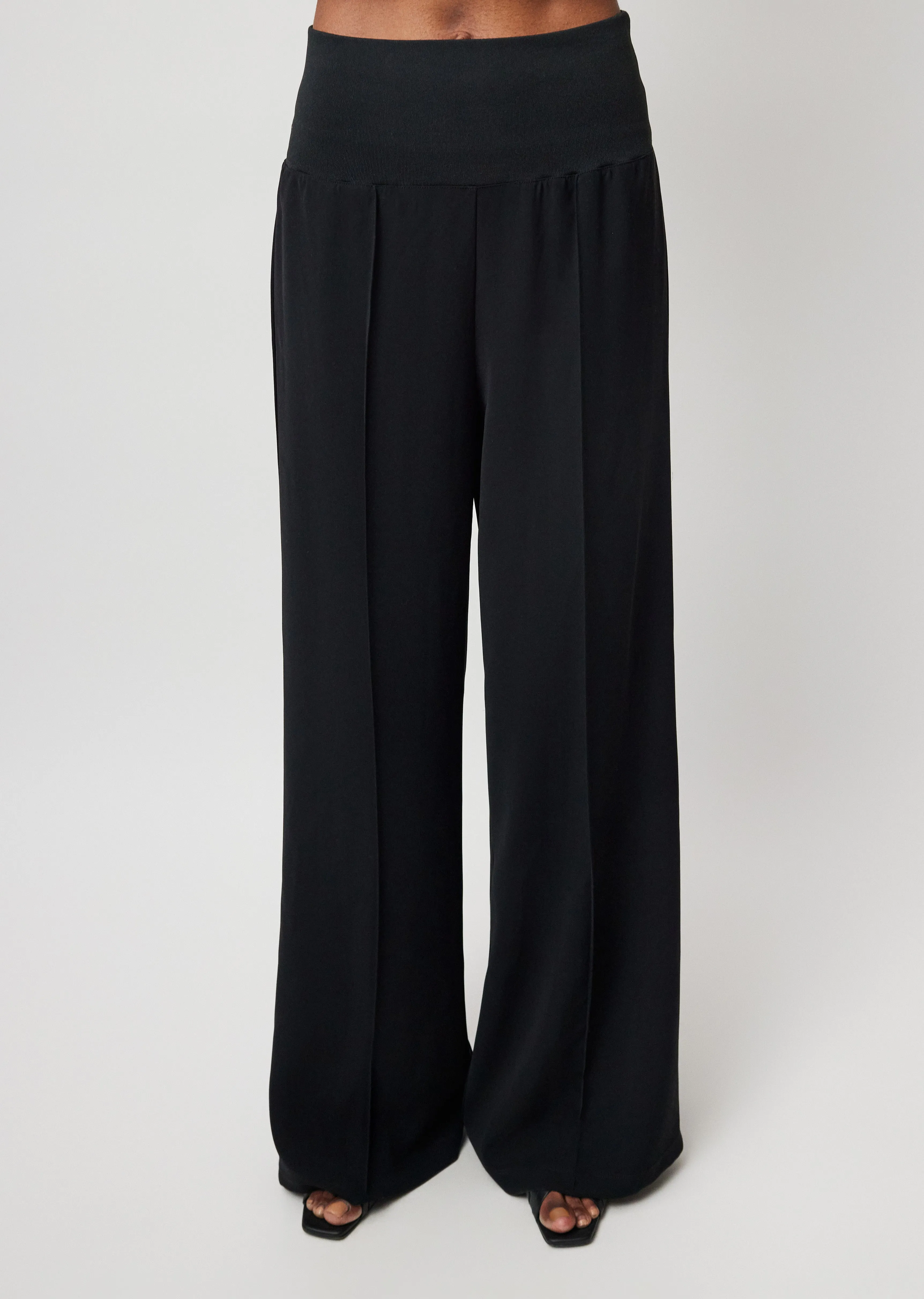 Crepe Twill Palazzo Pants - Black sold by ATM Anthony Thomas Melillo product image thumbnail 2