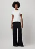 Crepe Twill Palazzo Pants - Black sold by ATM Anthony Thomas Melillo