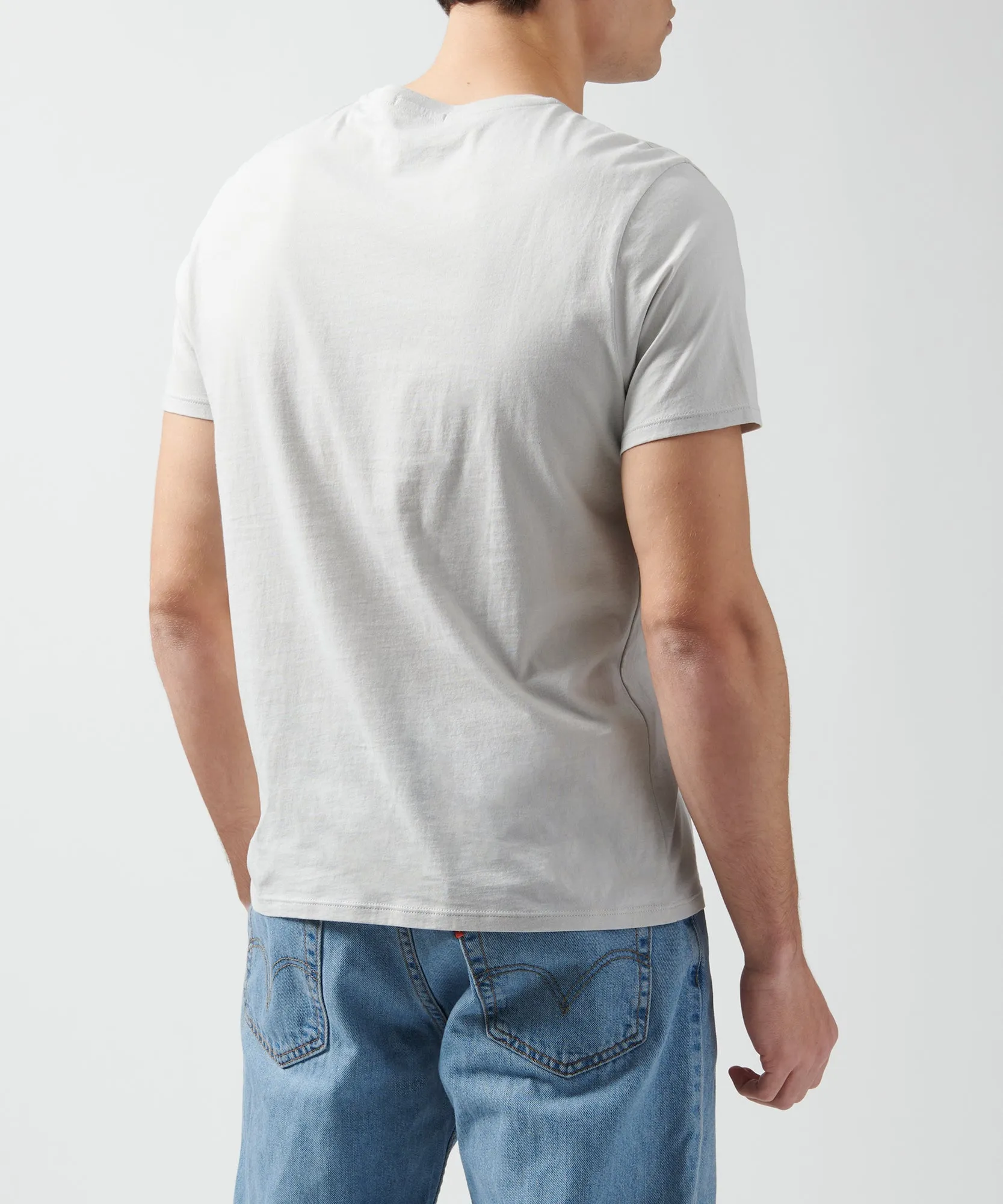 Classic Jersey Crew Neck Tee - Grey sold by ATM Anthony Thomas Melillo product image thumbnail 2