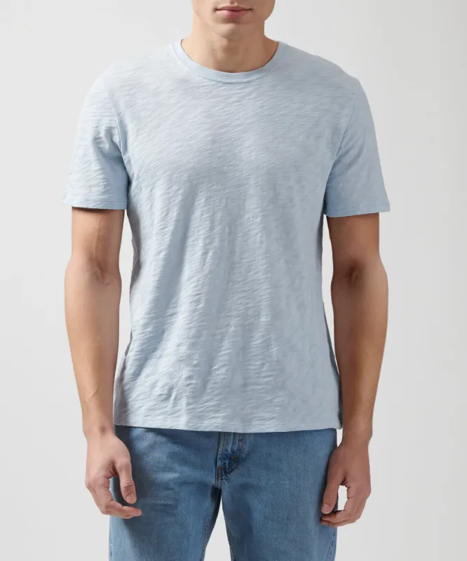 Slub Jersey Crew Neck Tee - Powder Blue sold by ATM Anthony Thomas Melillo