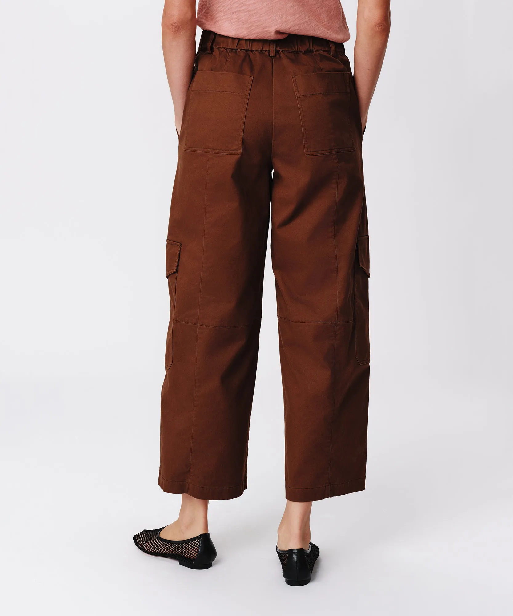 Cotton Twill Cargo Pant - Pecan Brown sold by ATM Anthony Thomas Melillo product image thumbnail 3