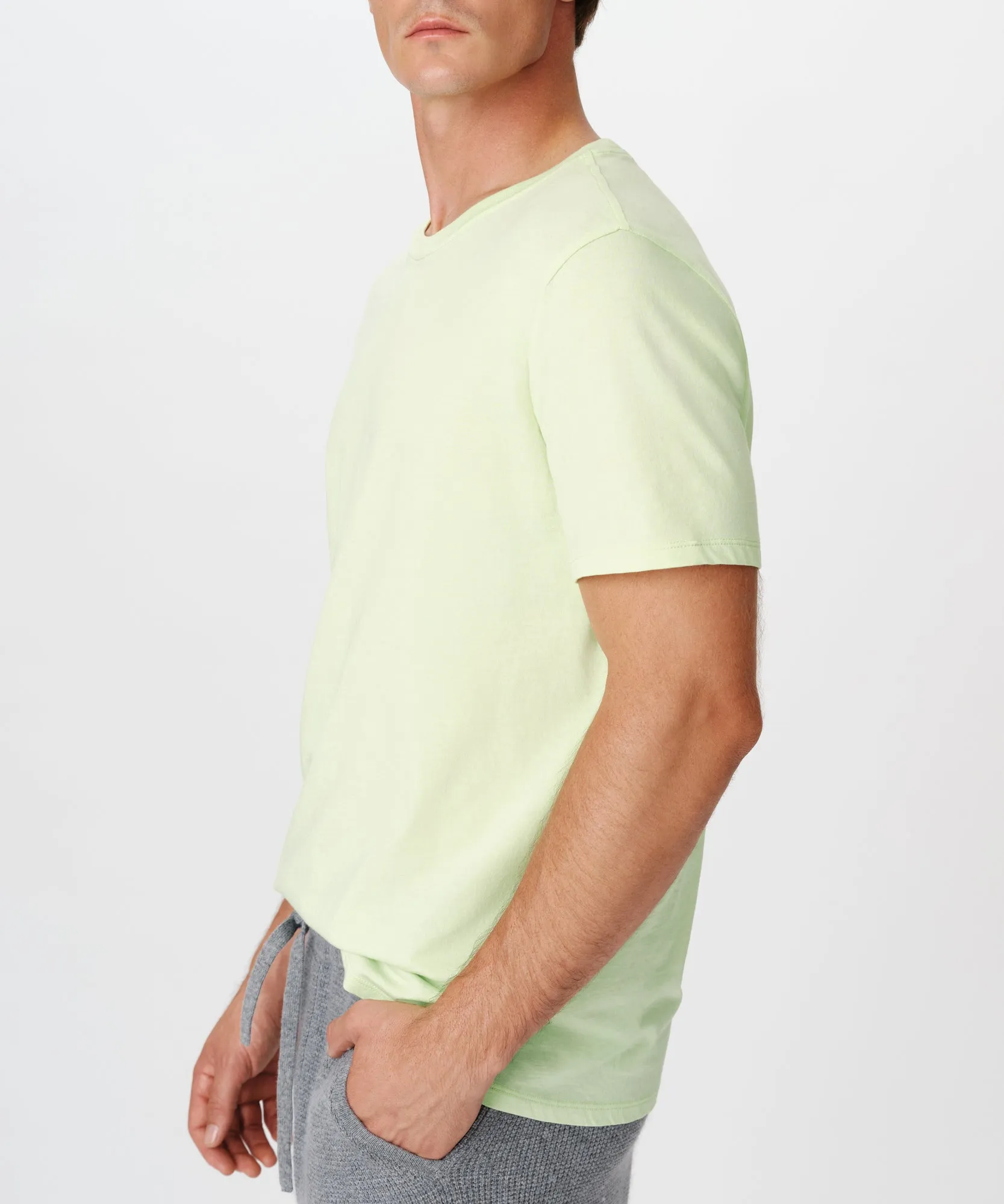 Classic Jersey Short Sleeve Crew Neck Tee - Mint Tint sold by ATM Anthony Thomas Melillo product image thumbnail 2