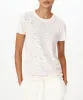 Slub Jersey Splatter Schoolboy Short Sleeve Crew Neck Tee - Faded Rose Multi sold by ATM Anthony Thomas Melillo