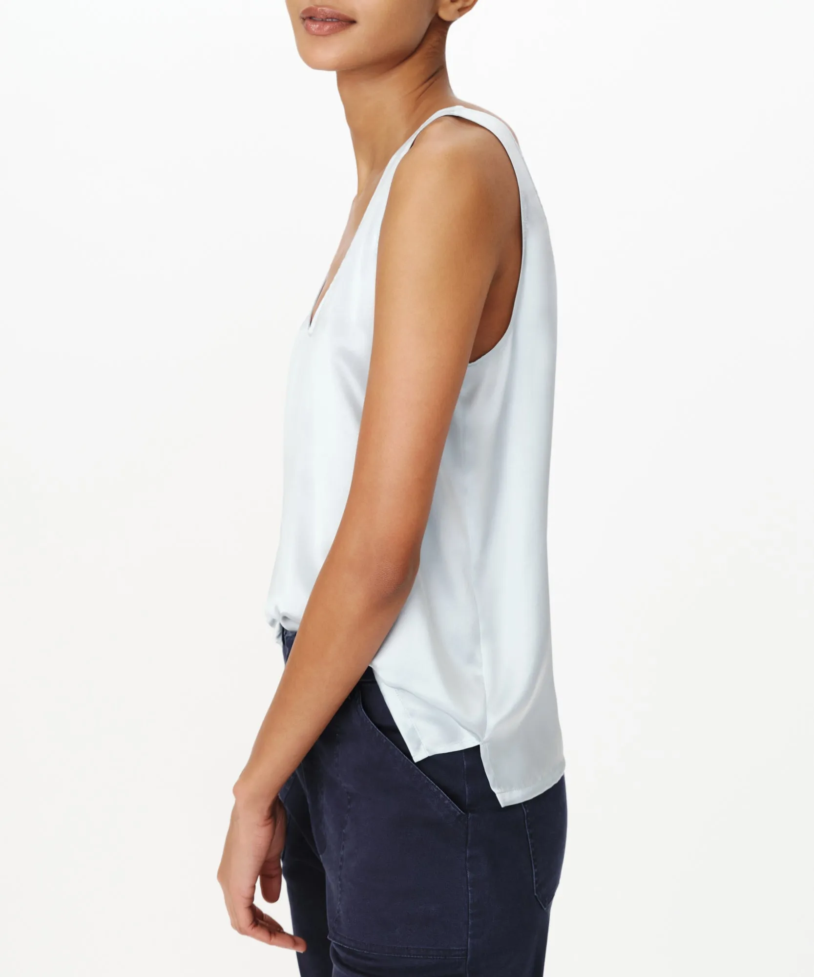 Satin Cami - Pastel Blue sold by ATM Anthony Thomas Melillo product image thumbnail 2