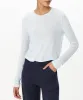 Modal Jersey Cropped Crew Neck Top - Pastel Blue sold by ATM Anthony Thomas Melillo