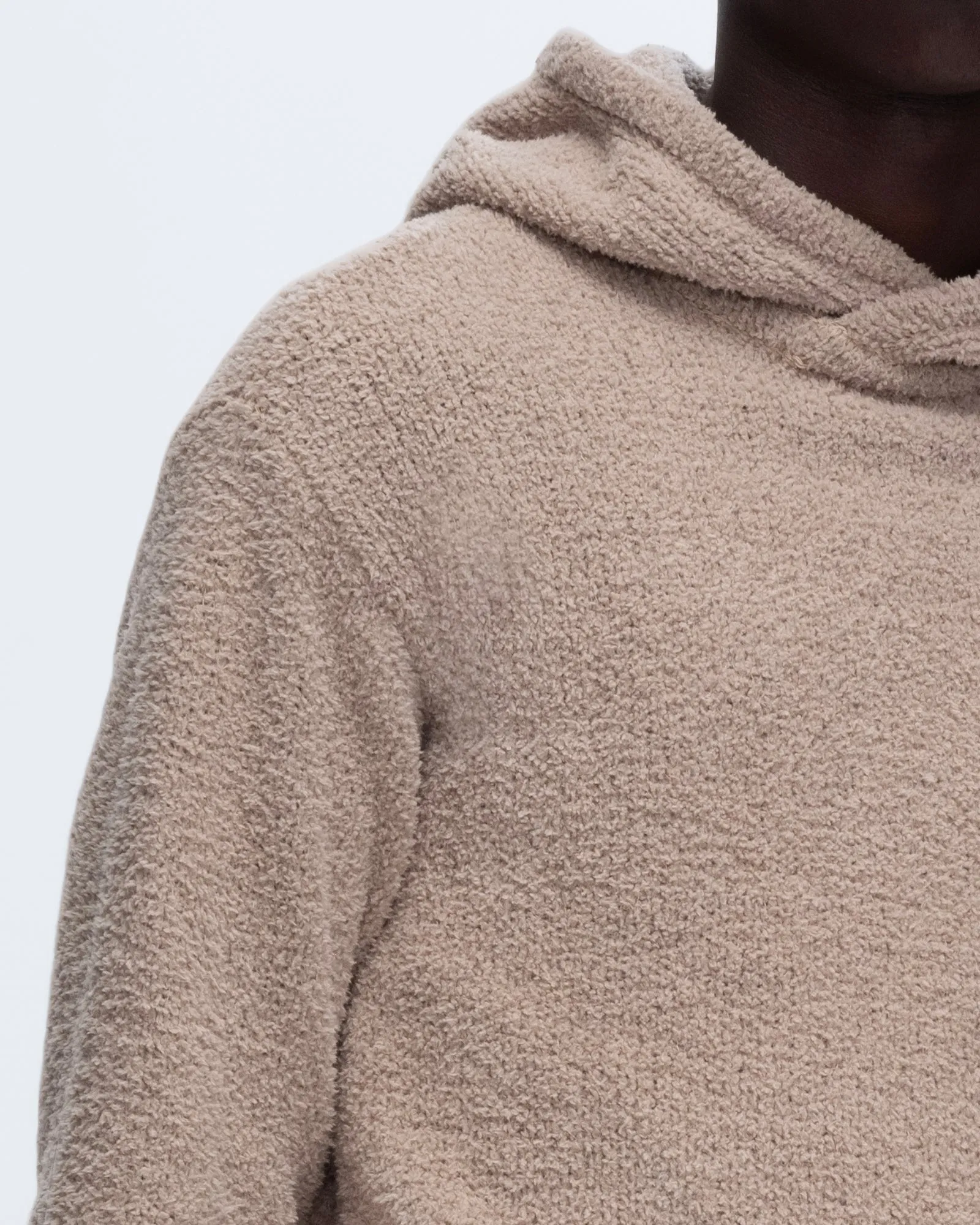 Chenille Pull-Over Hoodie - Sandy Beige sold by ATM Anthony Thomas Melillo product image thumbnail 5