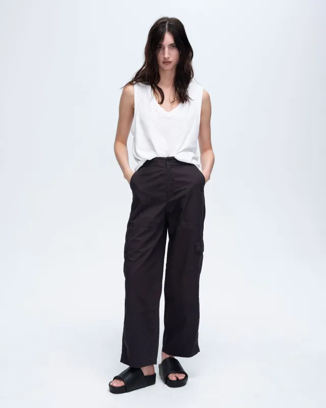 Cotton Poplin Cargo Pants - Black sold by ATM Anthony Thomas Melillo
