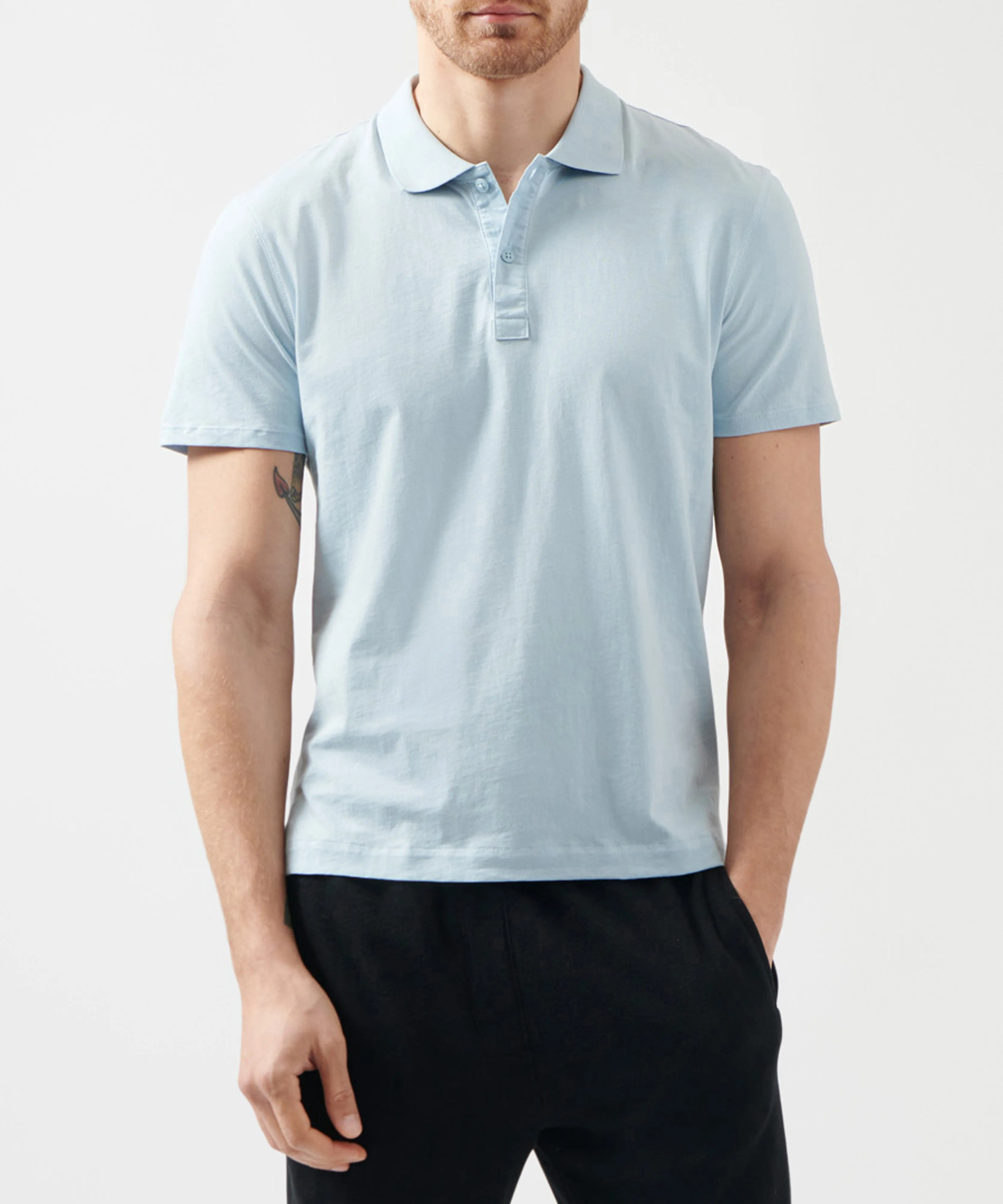 Classic Jersey Polo - Blue sold by ATM