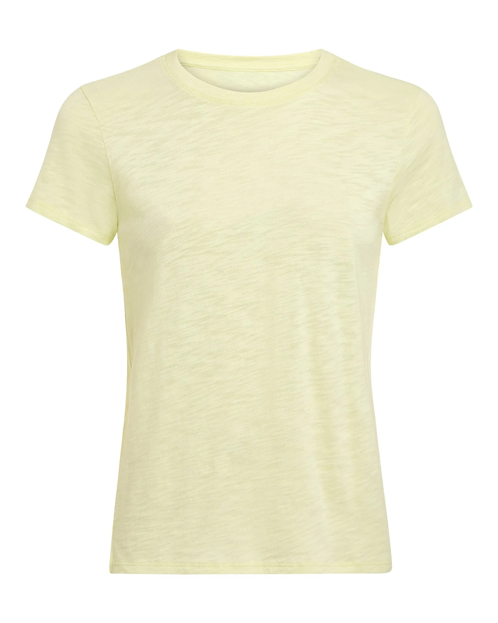 Slub Jersey Schoolboy Crew Neck Tee - Tender Yellow sold by ATM product image thumbnail 5