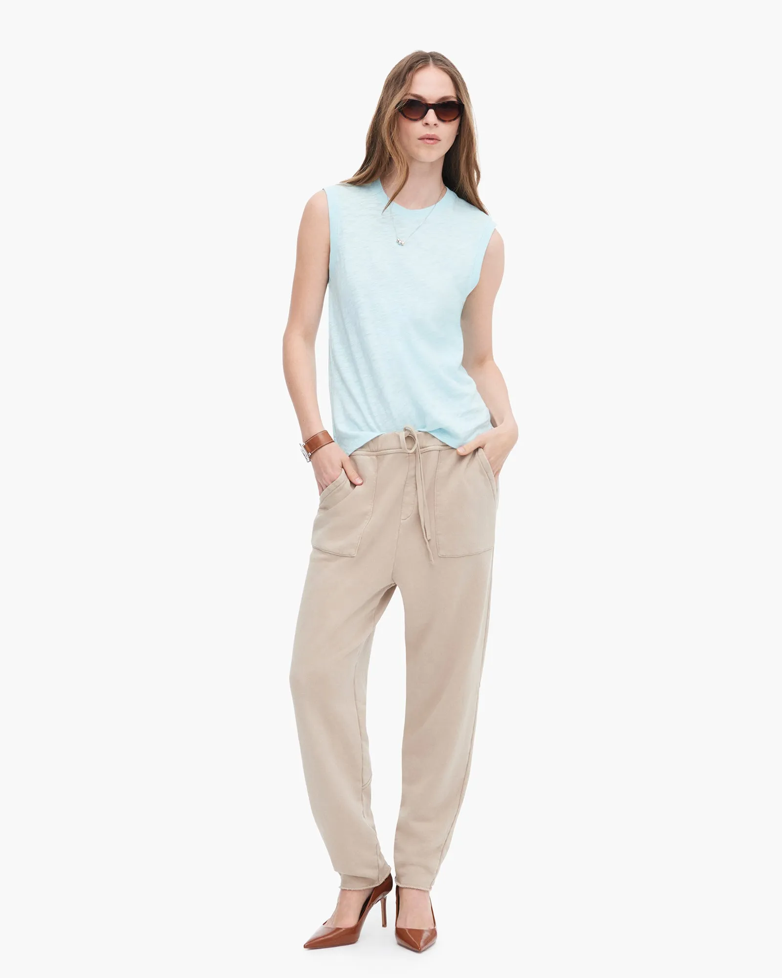 Slub Jersey Sleeveless Schoolboy - Ocean Blue sold by ATM