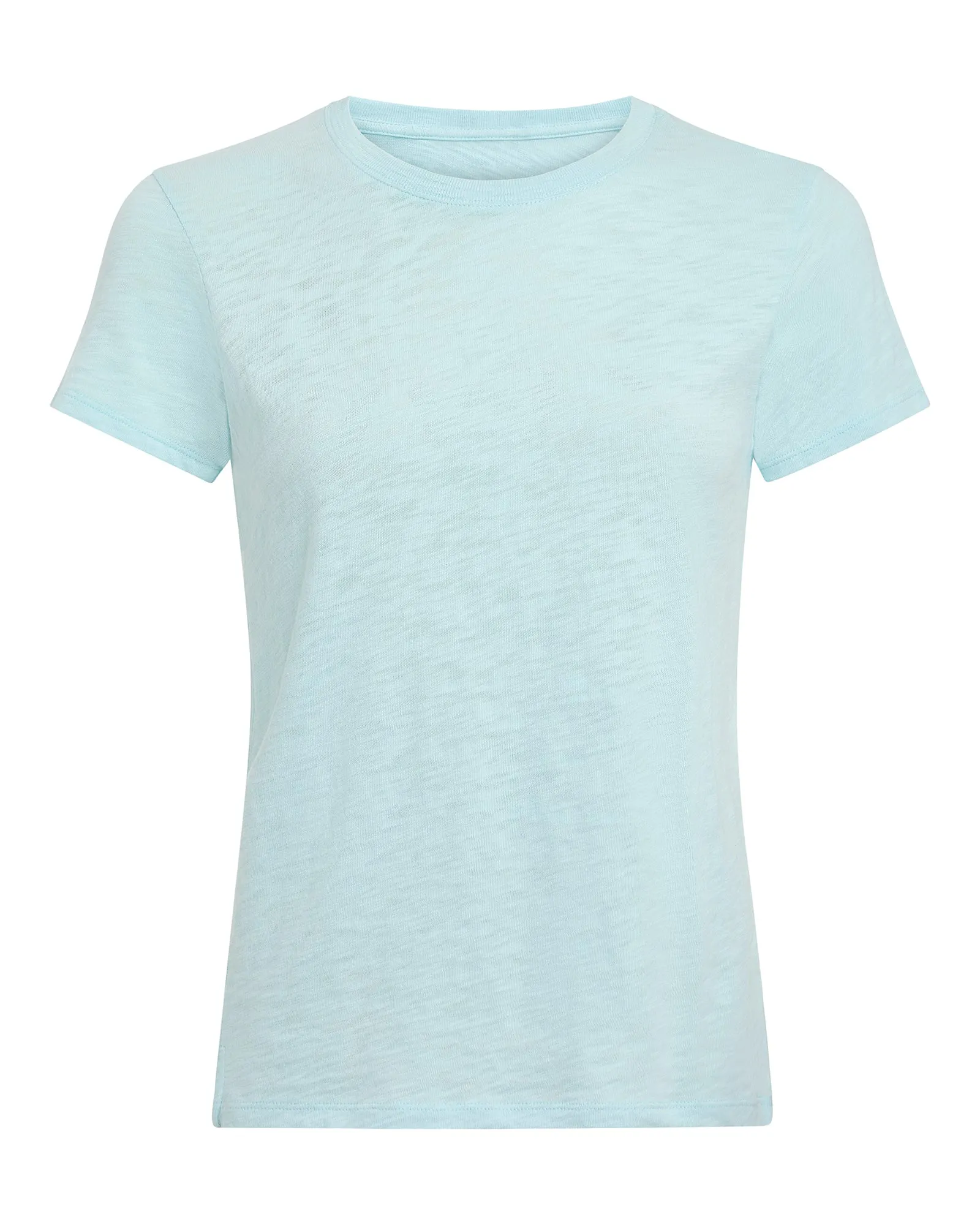 Slub Jersey Schoolboy Crew Neck Tee - Ocean Blue sold by ATM product image thumbnail 5