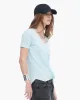 Slub Jersey Classic Short Sleeve V-Neck Tee - Ocean Blue sold by ATM Anthony Thomas Melillo