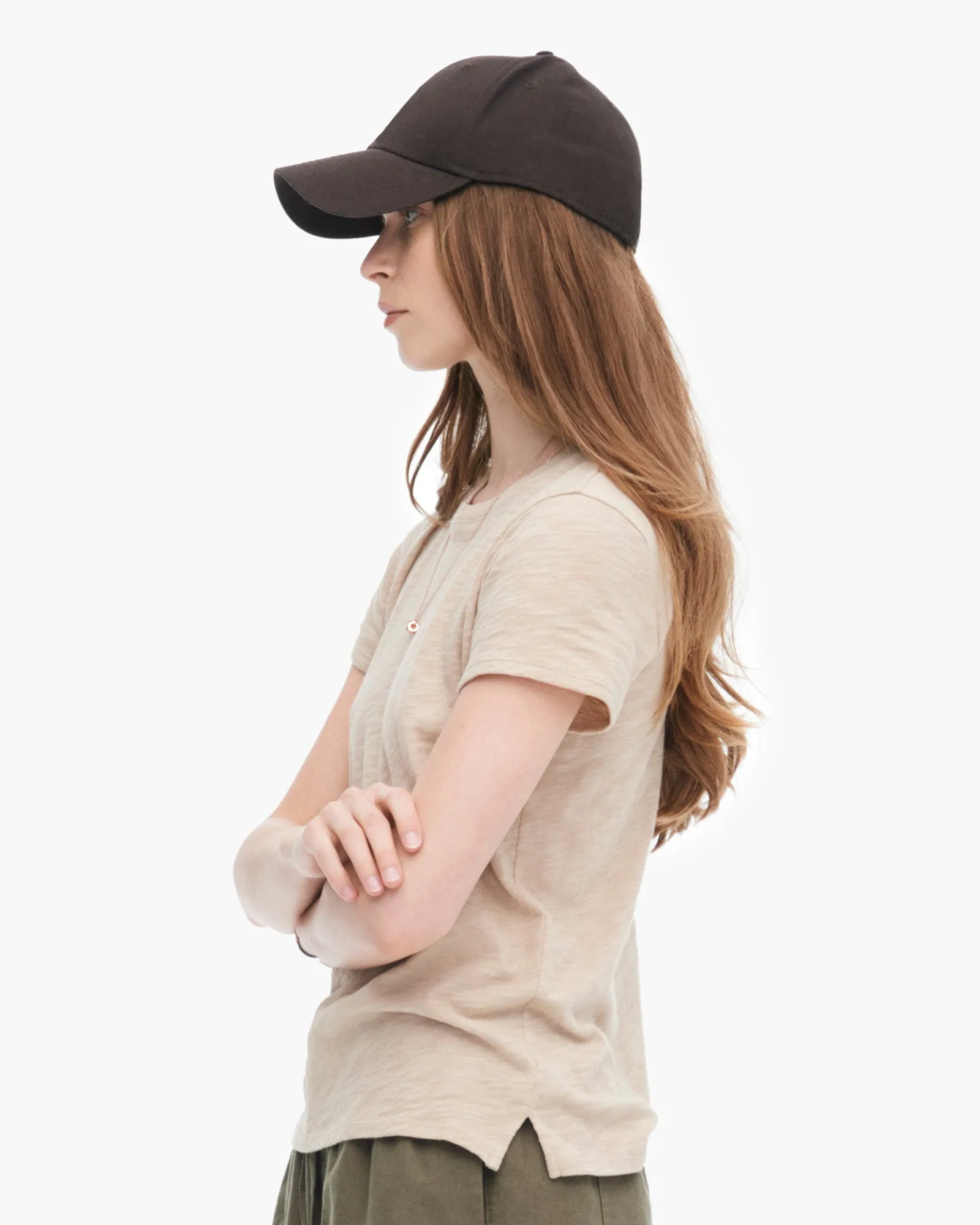 Slub Jersey Schoolboy Crew Neck Tee - Dune sold by ATM product image thumbnail 2