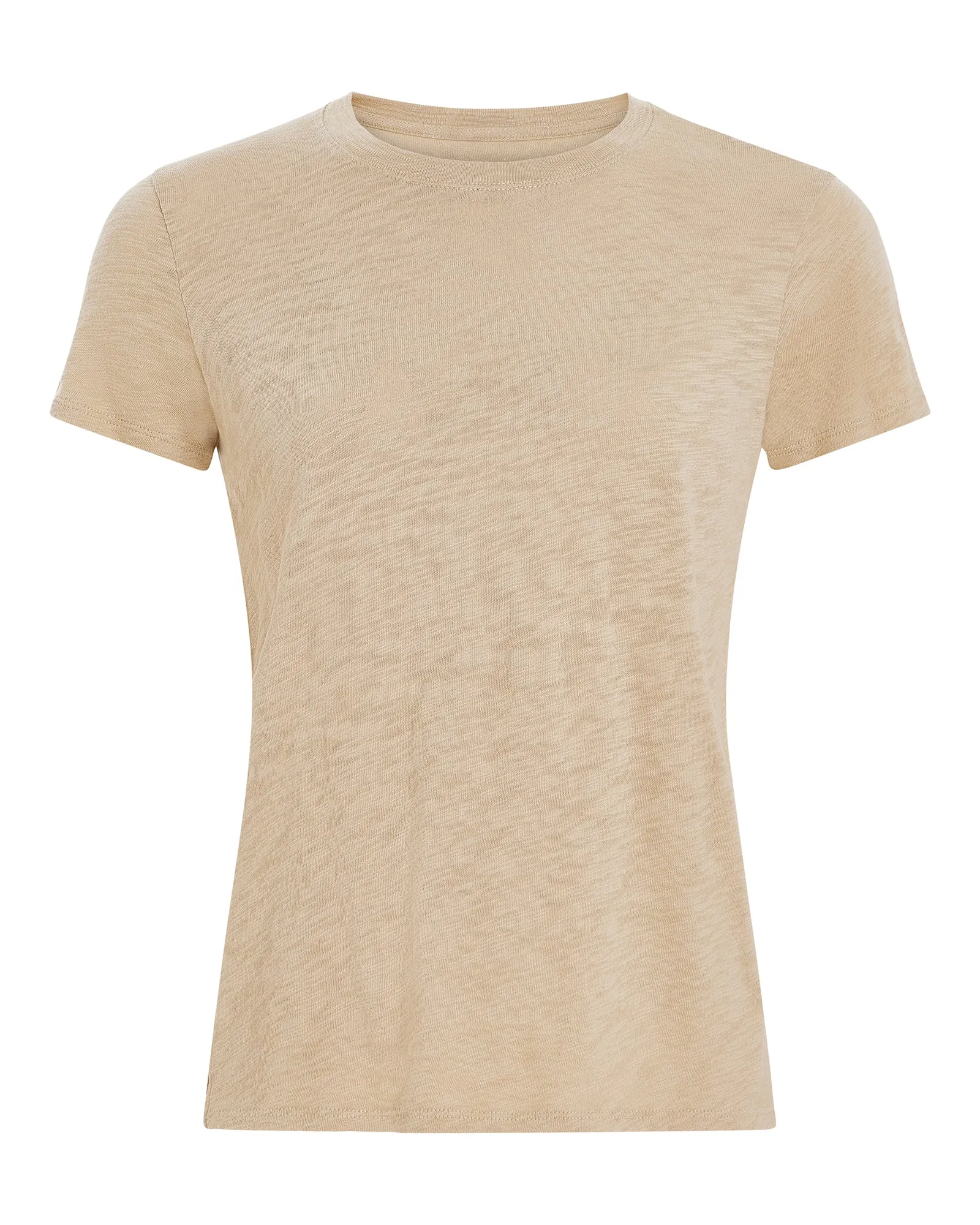 Slub Jersey Schoolboy Crew Neck Tee - Dune sold by ATM product image thumbnail 5