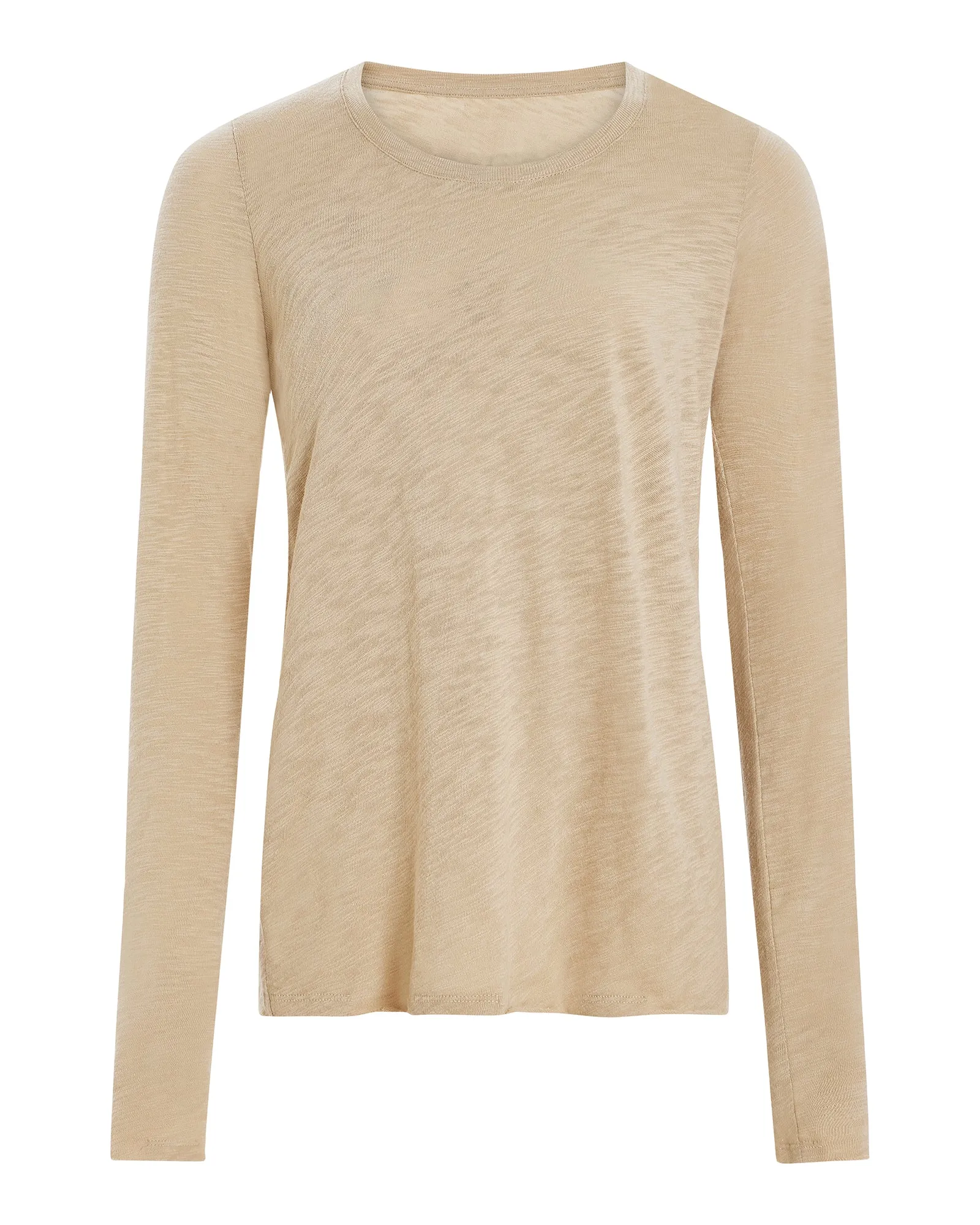 Slub Jersey Long Sleeve Destroyed Crew - Dune sold by ATM Anthony Thomas Melillo product image thumbnail 5