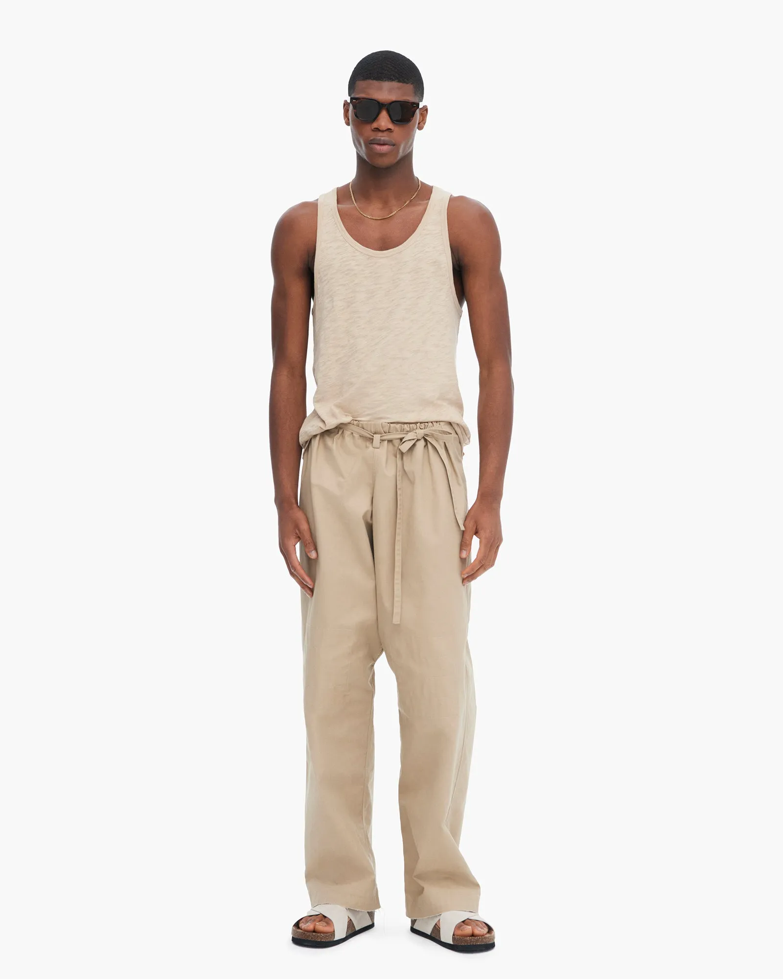 Slub Jersey Tank - Dune sold by ATM