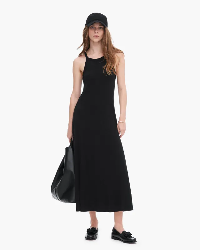 Slub Jersey Tank Maxi Dress - Black sold by ATM Anthony Thomas Melillo