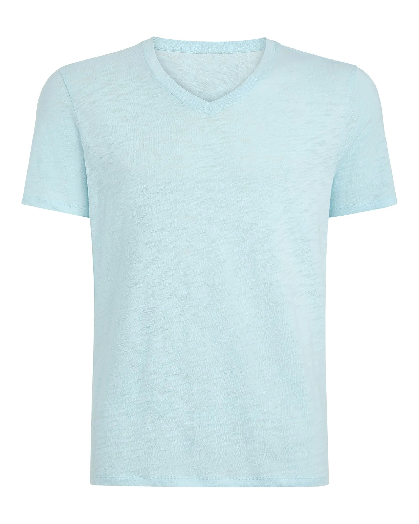 Slub Jersey V-Neck Tee - Ocean Blue sold by ATM product image thumbnail 5