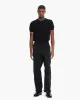 Cotton Cashmere Short Sleeve Crew Neck Sweater with Tipping - Black sold by ATM Anthony Thomas Melillo