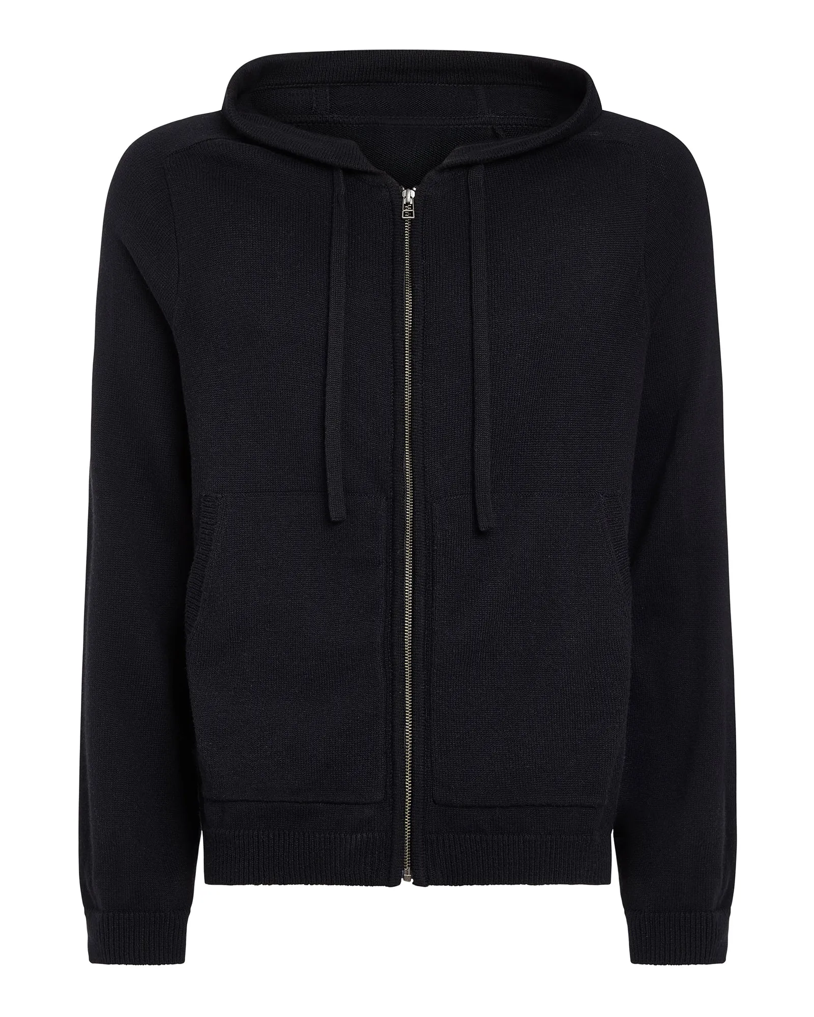 Cotton Cashmere Zip Up Hoodie - Black sold by ATM product image thumbnail 5