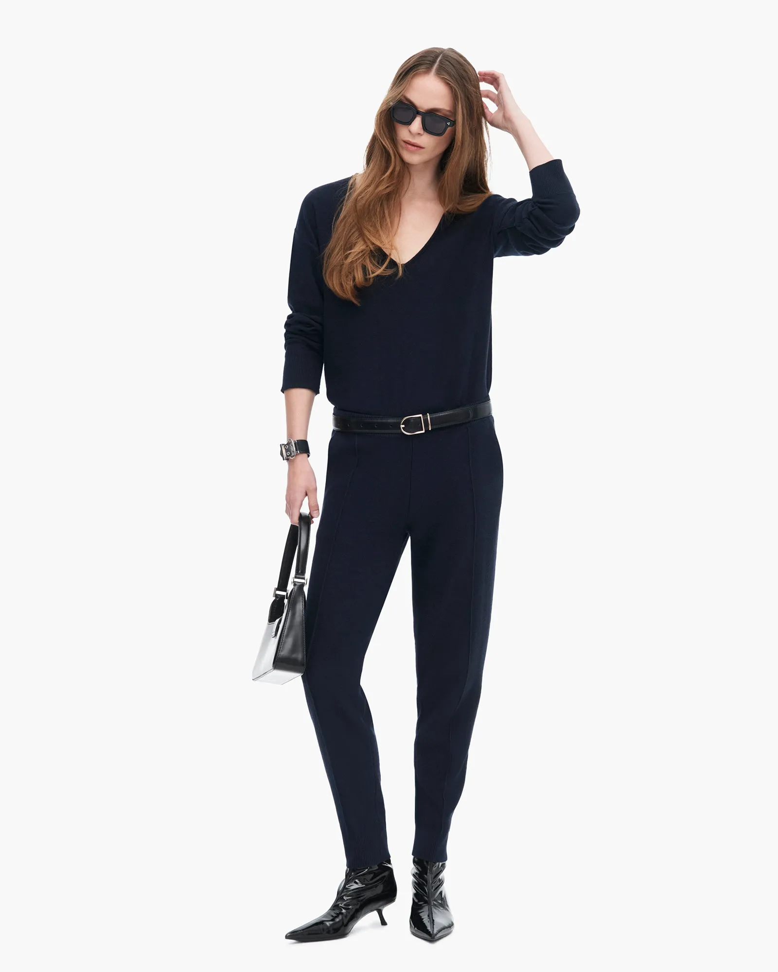 Cotton Cashmere Jogger - Dark Navy sold by ATM