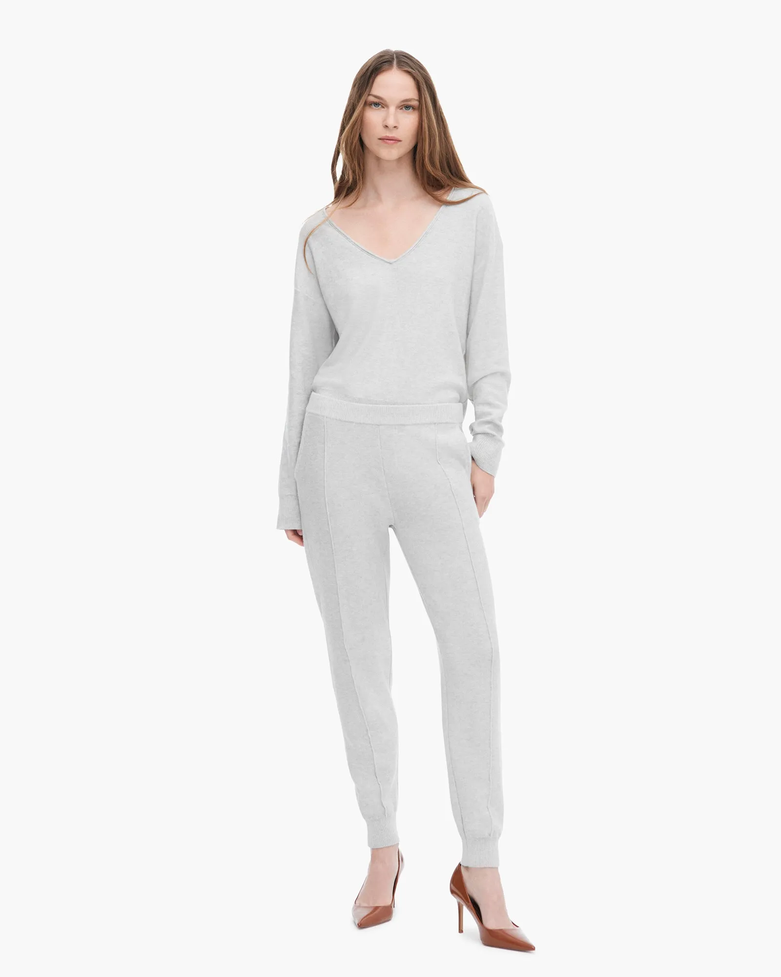 Cotton Cashmere Jogger - H. Silver sold by ATM Anthony Thomas Melillo