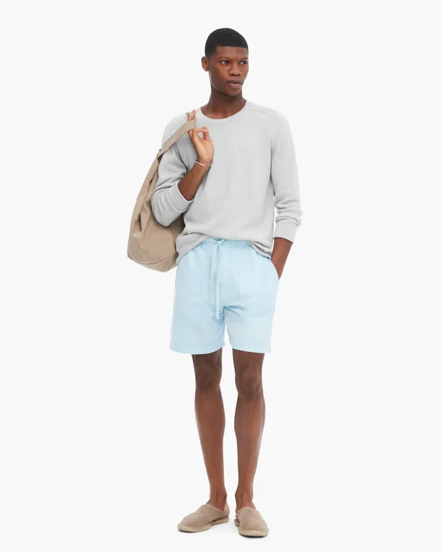 Pique Pigment Wash Patch Pocket Shorts - Ocean Blue sold by ATM Anthony Thomas Melillo