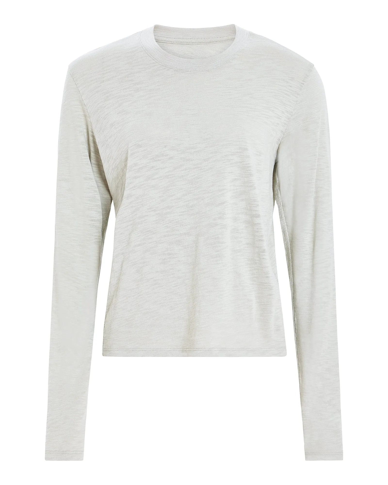 Slub Jersey Long Sleeve Crop Tee - Abbey Stone sold by ATM product image thumbnail 5
